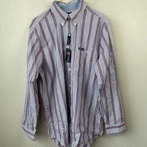NWT Chaps Easy Care Button Down Shirt Size M